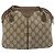 Borsa Sherry Line GG Supreme Web di GUCCI in PVC beige e oro 904 02 047 Auth 156831 D'oro - vista 3