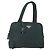 PRADA Handtasche Nylon Grün Silber Auth 151461