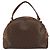 Céline Borsa a mano in tela Macadam CELINE in pelle PVC marrone oro Auth 154710 D'oro - vista 2