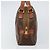 Céline Borsa a mano in tela Macadam CELINE in pelle PVC marrone oro Auth 154710 D'oro - vista 3
