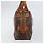 Céline Borsa a mano in tela Macadam CELINE in pelle PVC marrone oro Auth 154710 D'oro - vista 4