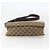 Borsa a Spalla GG Canvas Gucci Beige Argento 120841 Auth 151597 - vista 5