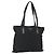 Prada Tote Bag aus schwarzem Nylon mit Silber authentisch 151579