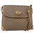 Gucci Borsa a Spalla Micro GG Supreme PVC Beige Oro 007 49 5548 Auth 151458 D'oro