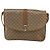 Céline Borsa a Spalla in Tela Macadam CELINE PVC Beige Oro Auth ka545 D'oro - vista 13
