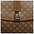 Céline Borsa a Spalla in Tela Macadam CELINE PVC Beige Oro Auth ka545 D'oro - vista 17