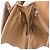 Céline Borsa a Spalla in Tela Macadam CELINE PVC Beige Oro Auth ka545 D'oro - vista 21