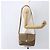Céline Borsa a Spalla in Tela Macadam CELINE PVC Beige Oro Auth ka545 D'oro - vista 24