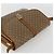 Céline Borsa a Spalla in Tela Macadam CELINE PVC Beige Oro Auth ka545 D'oro - vista 6