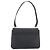 Borsa a spalla Vala Salvatore Ferragamo in pelle verniciata nera argento Auth bs31352 - vista 2