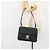 Borsa a spalla Vala Salvatore Ferragamo in pelle verniciata nera argento Auth bs31352 - vista 22