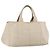 PRADA Canapa GM Borsa a mano in tela beige oro Auth 151619 D'oro