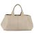 PRADA Canapa GM Borsa a mano in tela beige oro Auth 151619 D'oro - vista 2
