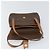 Céline Bolsa de mão em lona Macadam Medallion CELINE em couro PVC marrom dourado Auth 154716 - vista 10