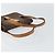 Céline Bolsa de mão em lona Macadam Medallion CELINE em couro PVC marrom dourado Auth 154716 - vista 7