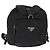 Mochila PRADA de nylon negra plateada auténtica bs31366 Negro Plata