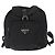 Mochila PRADA de nylon negra plateada auténtica bs31366 Negro Plata - vista 13