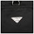 Mochila PRADA de nylon negra plateada auténtica bs31366 Negro Plata - vista 20