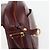 CARTIER Borsa a Spalla Must Line Pelle Bordeaux Oro Auth 151746 D'oro Bordò - vista 9