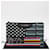 Borsa Clutch GIVENCHY in pelle nera argento Auth BA8441 Nero - vista 12