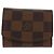 LOUIS VUITTON Set di Bracciali Damier Ebene Argento LV Auth BA8383V - vista 13