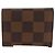LOUIS VUITTON Set di Bracciali Damier Ebene Argento LV Auth BA8383V - vista 2