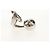 LOUIS VUITTON Set di Bracciali Damier Ebene Argento LV Auth BA8383V - vista 20