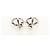LOUIS VUITTON Set di Bracciali Damier Ebene Argento LV Auth BA8383V - vista 23