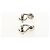 LOUIS VUITTON Set di Bracciali Damier Ebene Argento LV Auth BA8383V - vista 24