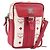 MCM Vicetos Logogram Schultertasche aus PVC-Leder Weiß Silber Authentisch 153908