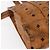 Borsa Tote Vicetos Logogram MCM in pelle PVC marrone e oro Auth BA8430 D'oro - vista 16