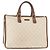Gucci Borsa GG Supreme in PVC crema e oro 190259 Auth ka255 D'oro Crudo