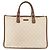 Gucci Borsa GG Supreme in PVC crema e oro 190259 Auth ka255 D'oro Crudo - vista 13
