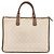 Gucci Borsa GG Supreme in PVC crema e oro 190259 Auth ka255 D'oro Crudo - vista 2