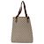 GUCCI GG Plus Supreme Web Sherry Line Tote Bag PVC Beige Red Green Auth ka315 - view 2