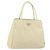 Borsa Tote PRADA in nylon avorio argento Auth ar13818 Crudo