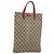 Gucci Borsa a mano GG Supreme in PVC beige 117551 Auth yk19795
