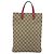 Gucci Borsa a mano GG Supreme in PVC beige 117551 Auth yk19795 - vista 2