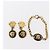 Collana VERSACE metallo 4 pezzi Oro Argento Auth bs30846 D'oro - vista 2