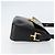 Bolso de Hombro CÉLINE Carroza de Cuero Negro y Dorado Auth ka264 - vista 3