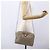 Christian Dior Borsa a spalla in tela a nido d'ape PVC beige oro Auth ki6153 D'oro - vista 20