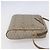 Christian Dior Borsa a spalla in tela a nido d'ape PVC beige oro Auth ki6153 D'oro - vista 4