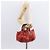 Chloé Borsa a mano in pelle Chloe Etel 2 in 1 Rossa Oro Auth BA8651 Rosso D'oro - vista 23