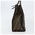 FENDI Zucca Canvas Mamma Baguette Tote Bag Braun Schwarz Auth 157686 - Ansicht 3