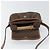 Céline Borsa a Spalla in Tela Macadam CELINE in Pelle PVC Marrone Oro Auth 157688 D'oro - vista 10