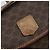 Céline Borsa a Spalla in Tela Macadam CELINE in Pelle PVC Marrone Oro Auth 157688 D'oro - vista 17