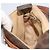 Céline Borsa a Spalla in Tela Macadam CELINE in Pelle PVC Marrone Oro Auth 157688 D'oro - vista 20