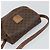 Céline Borsa a Spalla in Tela Macadam CELINE in Pelle PVC Marrone Oro Auth 157688 D'oro - vista 6