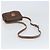Céline Borsa a Spalla in Tela Macadam CELINE in Pelle PVC Marrone Oro Auth 157688 D'oro - vista 7