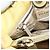 Borsa Tote PRADA in nylon giallo oro Auth 157782 D'oro - vista 18